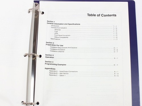 Tektronix Slave Scanner Module User Manual VX4372 - Picture 3 of 4