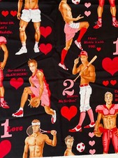 Alexander Henry Fabric Game Of Love 2011 Black RARE OOP 18" X 44" New