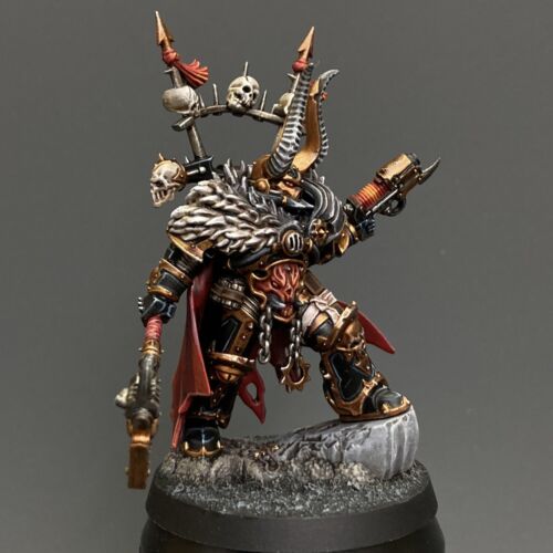 Chaos Space Marines Chaos Lord Warhammer 40k army Games Workshop pro Painted - Imagen 4 de 5