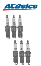 Set Of 6 Spark Plugs Pre-Gapped .060 AcDelco For Buick Chevy Pontiac GMC V6