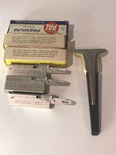 Schick Injektor Menge 2 Rasierer und mehrere Packungen Klingen mit Bonus Vintage - Bild 10 von 12