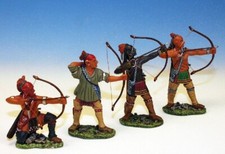 Very rare 4 Figure native indian firing bow war IW.3 Frontline war jenkin 1/30