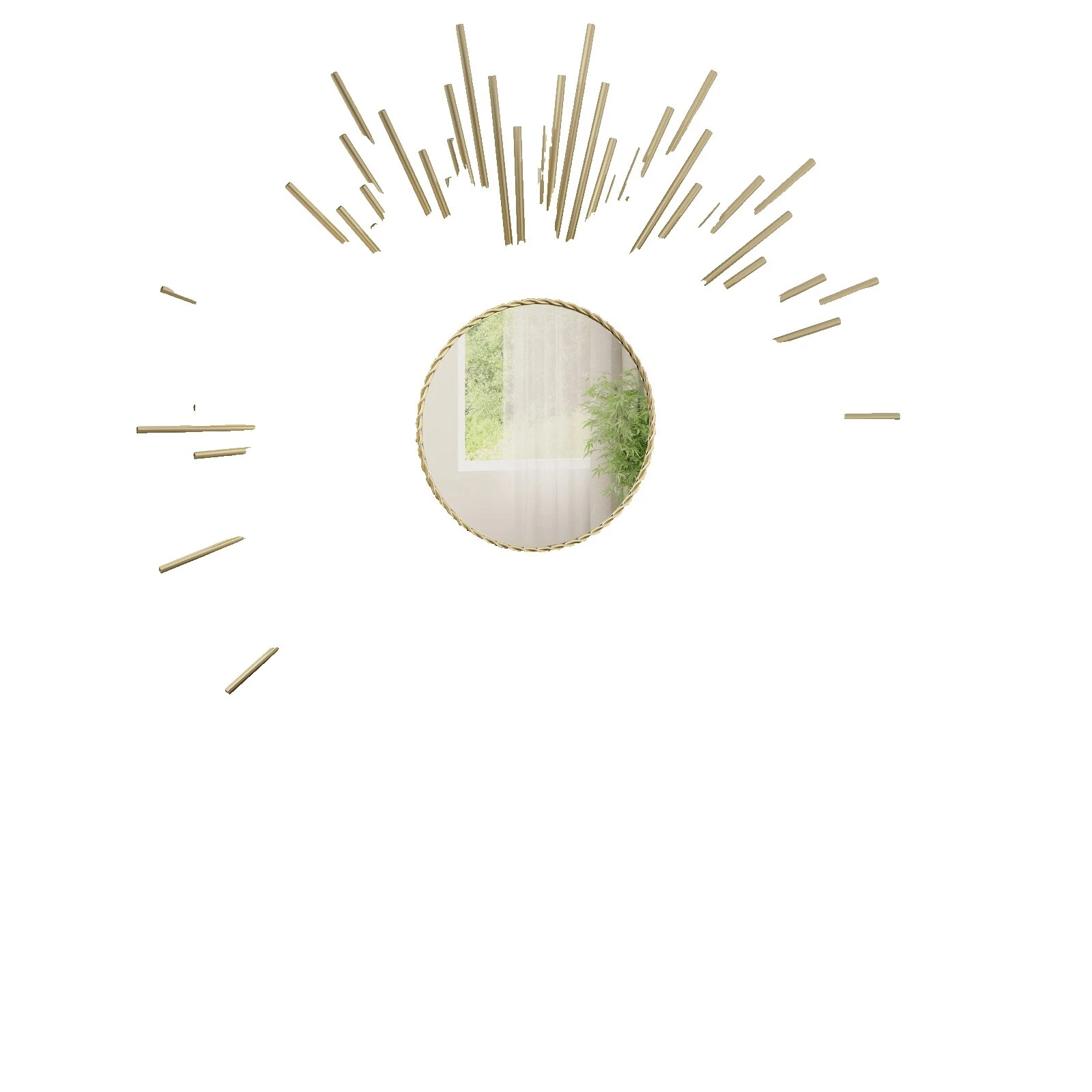 Modern Sunburst/Starburst Home Décor Mirrors