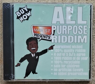 Various ALL PURPOSE RIDDIM New, SS 1999 CD VP Records