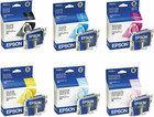 New Genuine Epson 33 Black Color 6Pk Ink Cartridges Stylus Photo 960