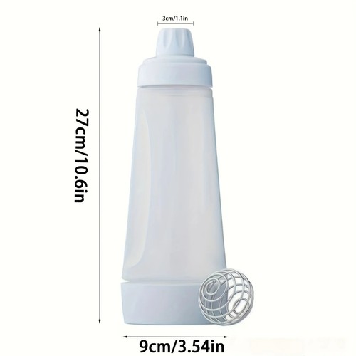Pancake Batter Bottle Battler Mixer With Blender Ball Wire Whisk For Restaurant - Picture 5 of 8