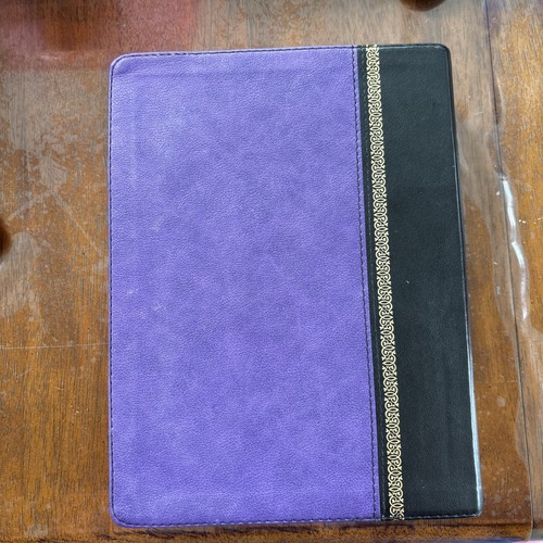 CSB Tony Evans Study Bible, Black/Purple LeatherTouch : Advancing God's Kingdom - Picture 2 of 2