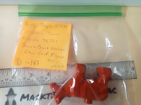 Lego Duplo 2435 Western Town Calf Cow Animal Figure Only Vintage 1998