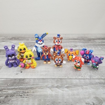 FNAF Five Nights At Freddy's Security Breach Circus Bonnie Chica Foxy Lot of 11