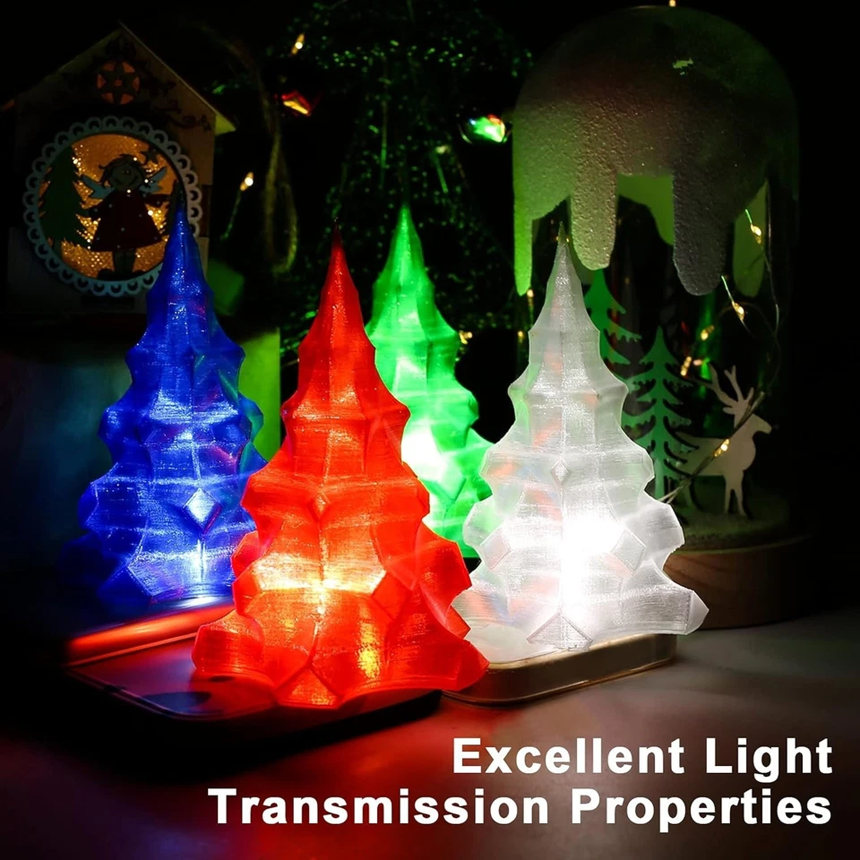 Versatile PETG 3D Printer Filament Set 250g x 4 Spools - Ideal for Creating Art - Image 4 of 4