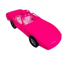 Vintage Gay Toys Inc Hot Pink Corvette Sports Car Plastic Toy Made in USA 798