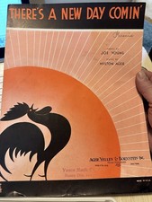 M 1933 Chicken Art Sheet Music THERE’S A NEW DAY COMIN’ by Milton Ager M 1933 Chicken Art Sheet Music THERE’S A NEW DAY COMIN’ by Milton Ager
