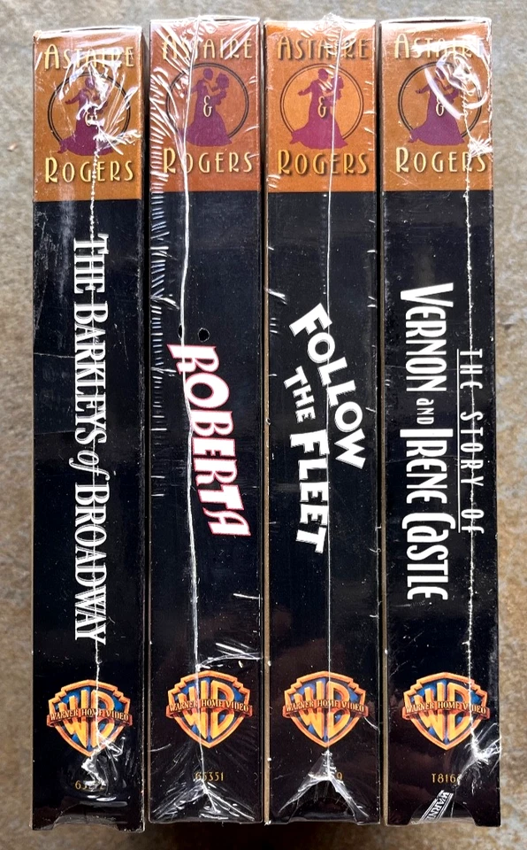 ASTAIRE & ROGERS Collection 13 X VHS movie lot Top Hat Swing Time Divorcee Fleet - Image 3 of 4