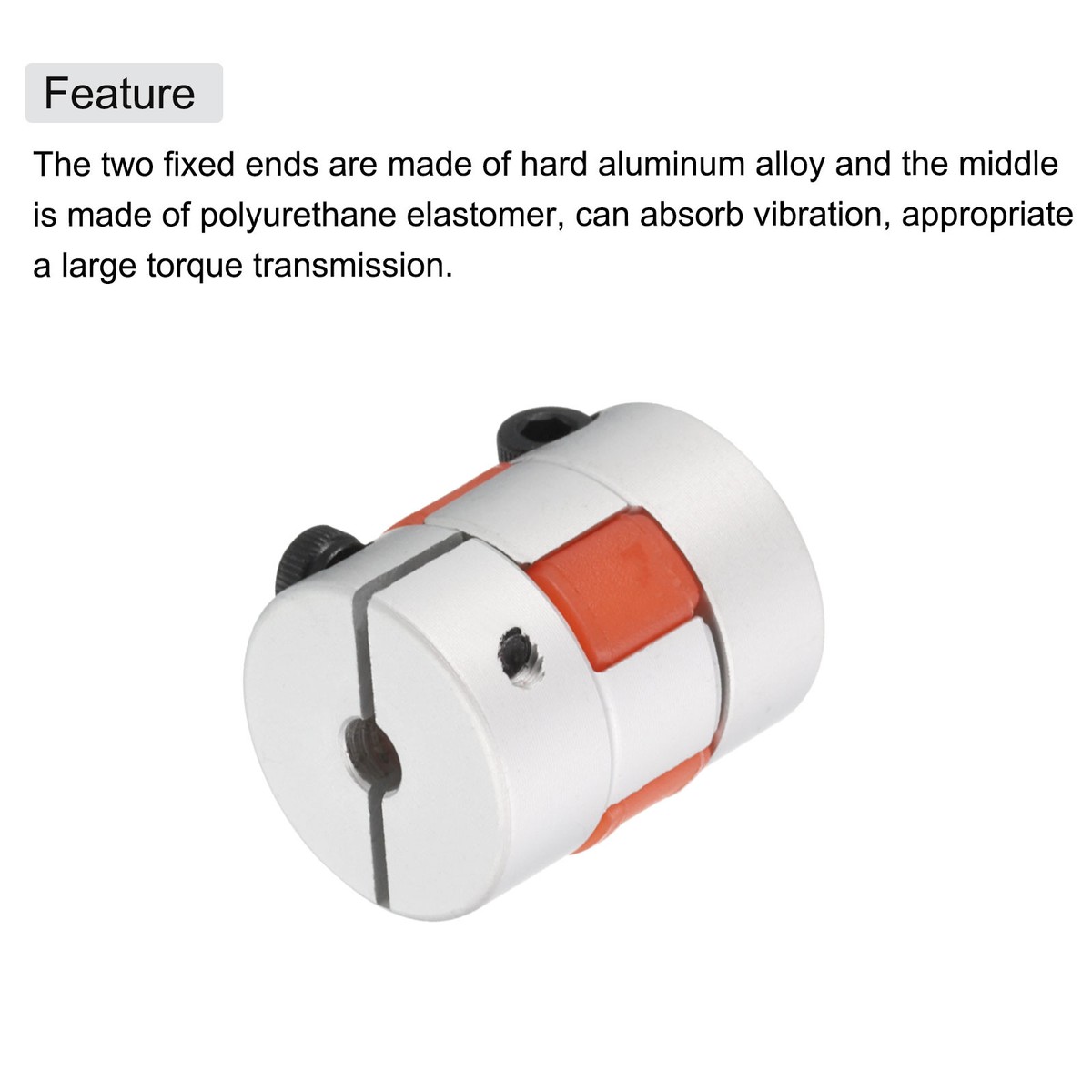 Coupling Sleeve Elastomer 9JE S-Flex Sure Flex Solid Design, 6.00" OD