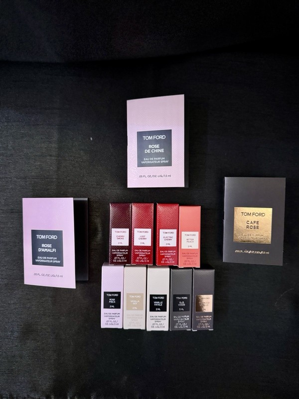 Tom Ford Cologne & Perfume Samples 2ml & 1.5ml Travel Spray Set