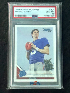 2019 Panini Donruss Daniel Jones Rookie #304 PSA 10 GEM MT