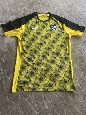 Norwich City Joma Trikot Herren M   seltenes gelb-schwarzes Design