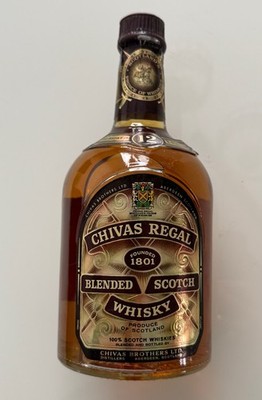 Chivas Regal 12 Years Old Blended Scotch Whisky Vintage  OVP  1970er- 80er