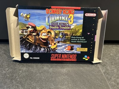 Donkey Kong Country 3: Dixie Kong's Double Trouble! Super Nintendo SNES OVP CIB