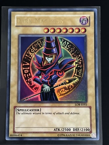 Yu-Gi-Oh TCG Dark Magician LOB-E003 Unlimited Fast Shipping