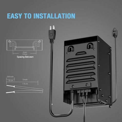 Low Voltage Transformer 300 Watt with Timer, Photo Eye Sensor and Weather Shi... - Picture 4 of 8
