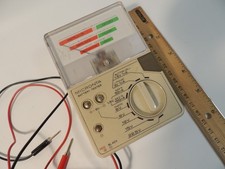 RARE VINTAGE MICRONTA 22-032A BATTERY TESTER RADIO SHACK TESTED