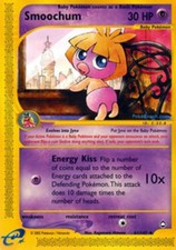 Damaged, English Pokemon Regular Smoochum - 61/147 - Uncommon Aquapolis on eBay