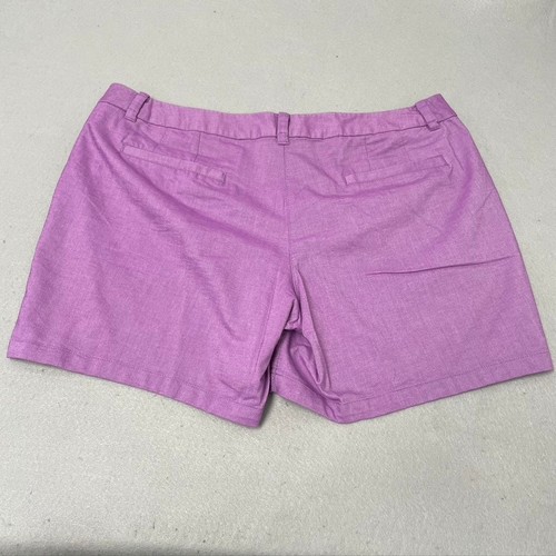 Nike Pantaloncini da Golf Donna 14 Adulti Viola Dri-FIT Flat Front Chino Preppy Active - Foto 6 di 11