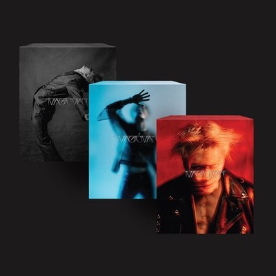 Jackson Wang GOT7 1st Album MAGIC MAN 3Ver SET CD+Book+P.Card+Letter+Poster+Gift