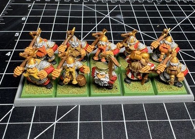 Warhammer Fantasy Battle-10 Dwarf Crossbows Unit mixed MetalPlastic **Painted**