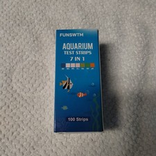 Aquarium Test Strips 7 in 1 Freshwater Fish Tank Water Testing Kit 100 Count