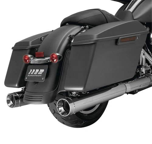 Supertrapp 140-78228 4in. Stout Slip-On Muffler - Chrome