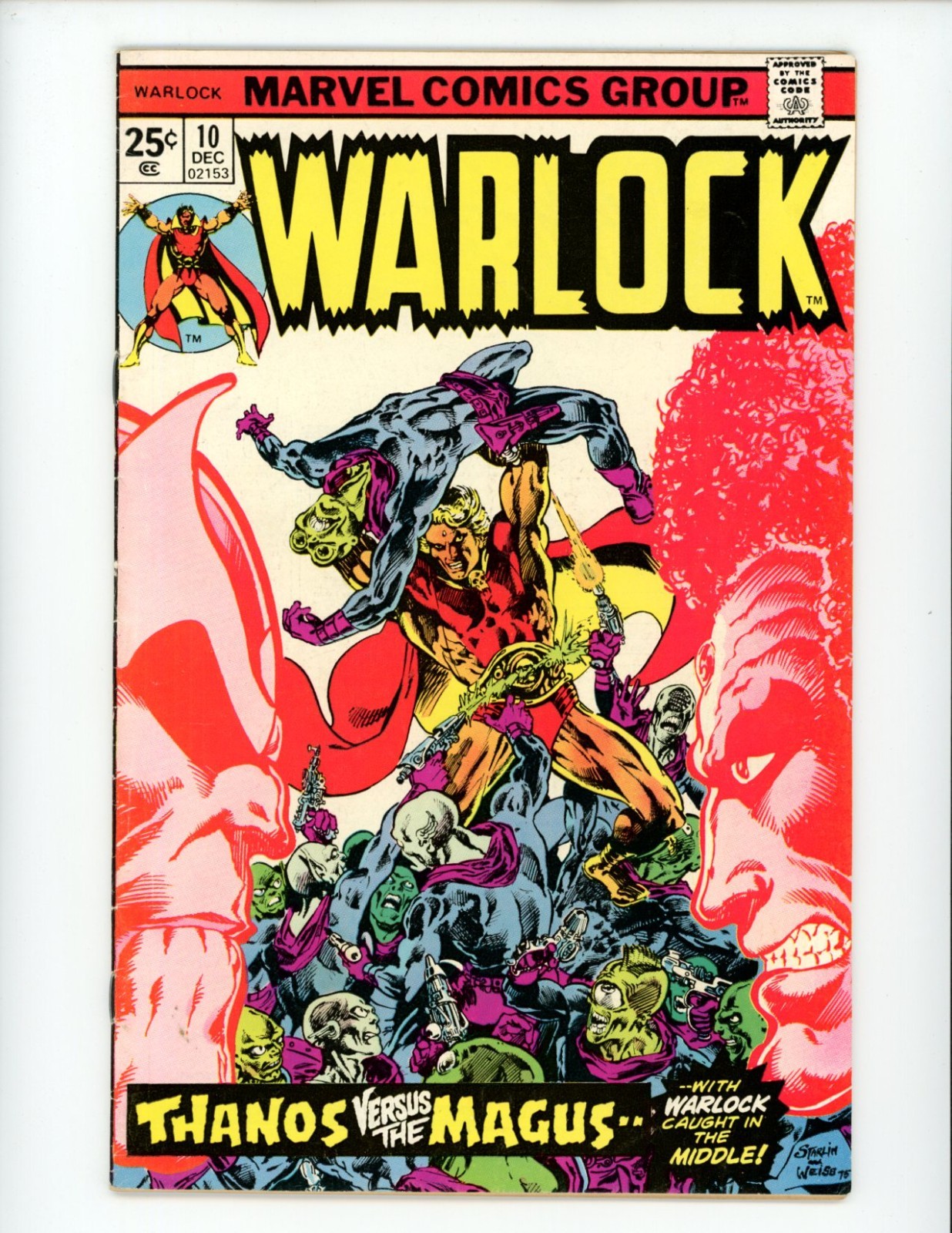 Warlock #10 1975 Marvel Comics FN Comic Book 1st App Betweener