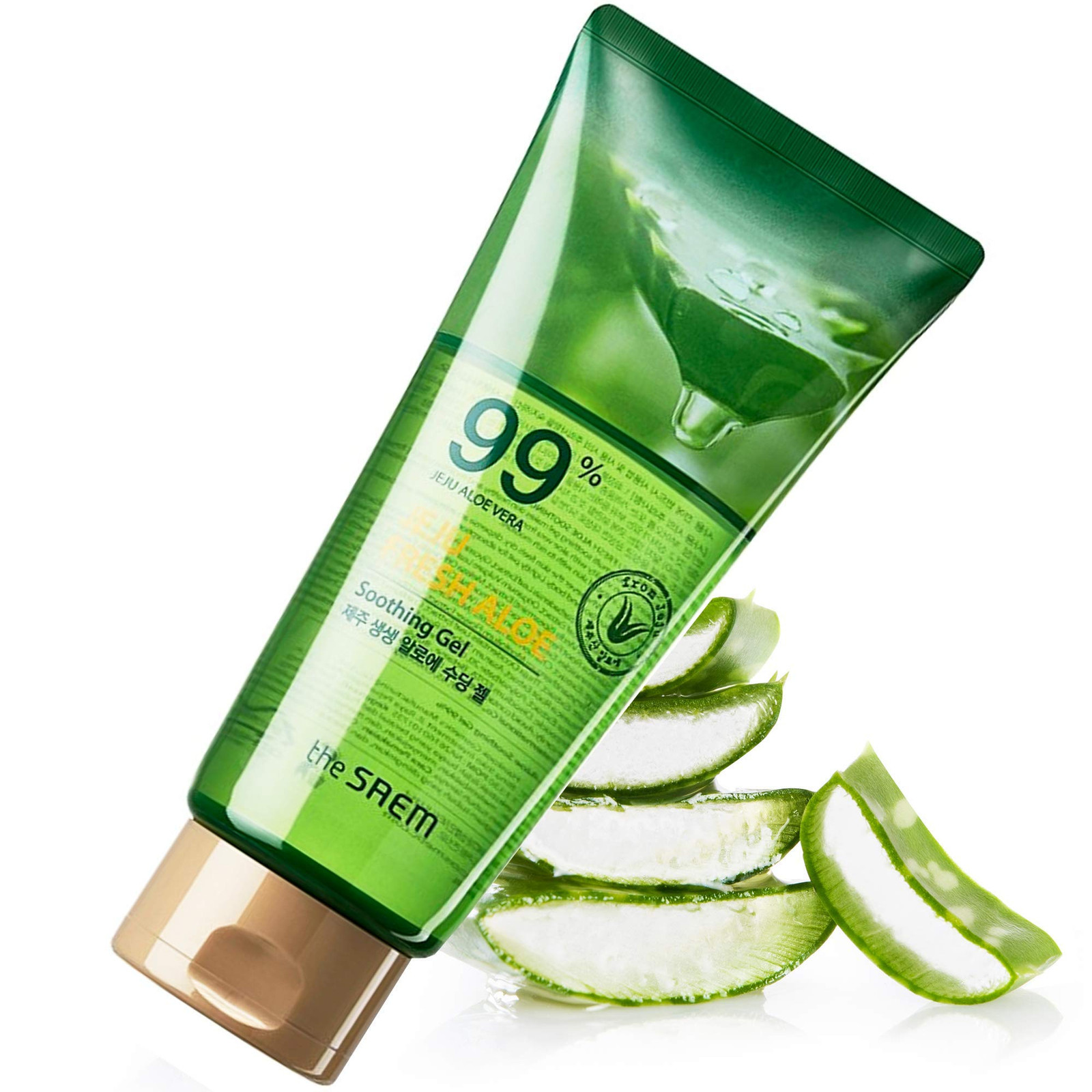 Gel biologico di aloe vera con aloe pura al 100%, gel lenitivo Jeju, aloe (k6o)