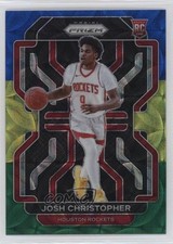 2021-22 Panini Prizm Choice Blue Yellow & Green Prizm Josh Christopher #324 rp9