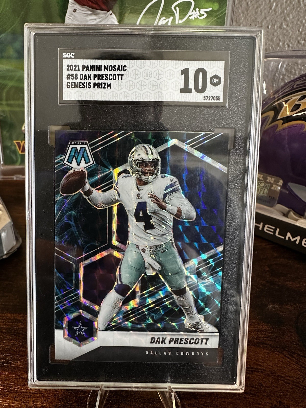 2021 Panini Mosaic - Dak Prescott #58 Genesis Mosaic Prizm