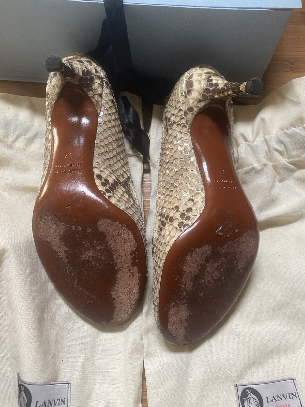 Lanvin Python Pump Size 37 - image 6