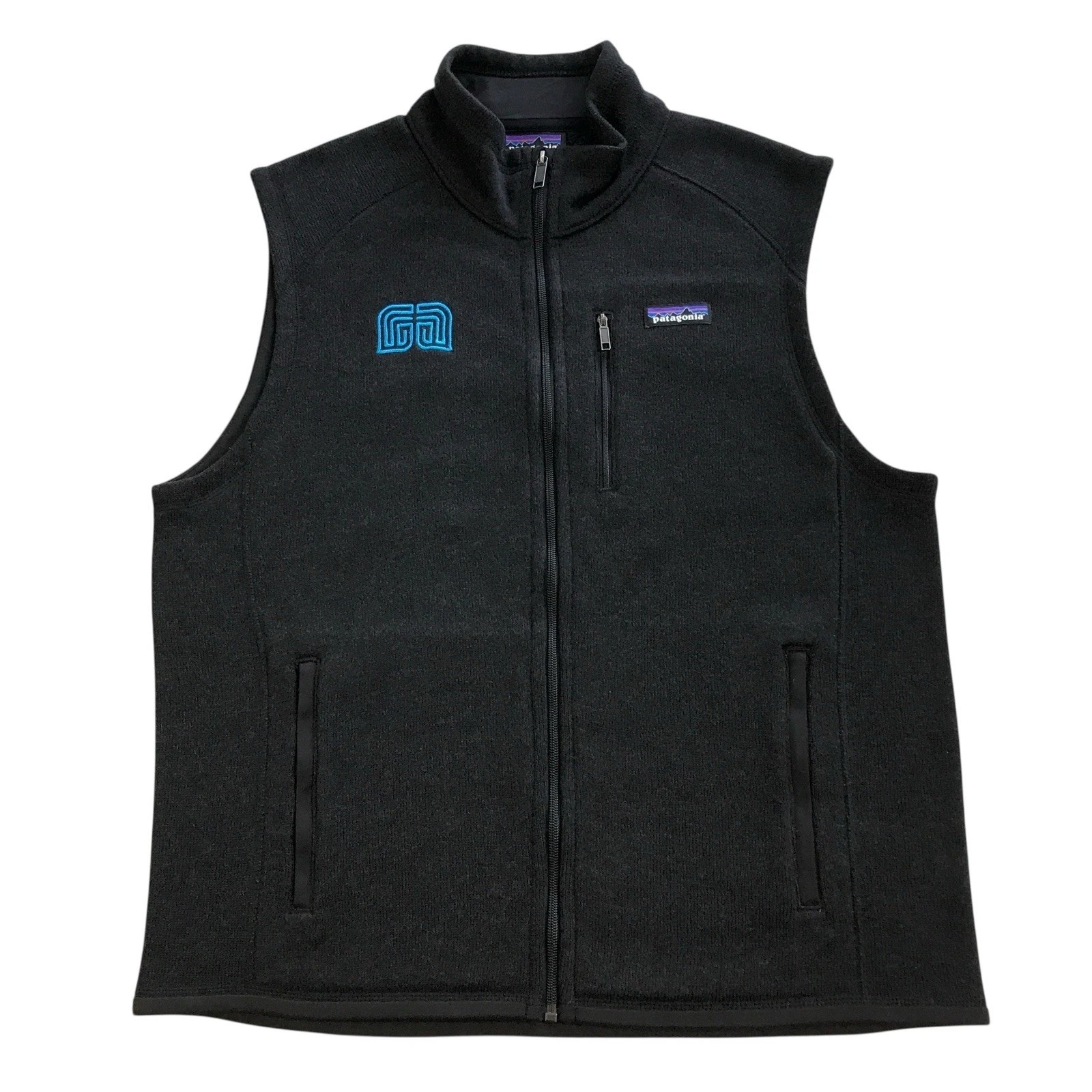 PATAGONIA BETTER SWEATER VEST MENS LARGE L BLACK FLEECE JACKET SWEATSHIRT ZIP UP