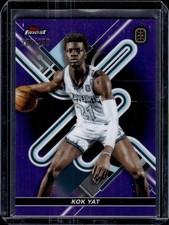 2022-23 Finest Overtime Elite #78 Kok Yat Purple Refractor #/250