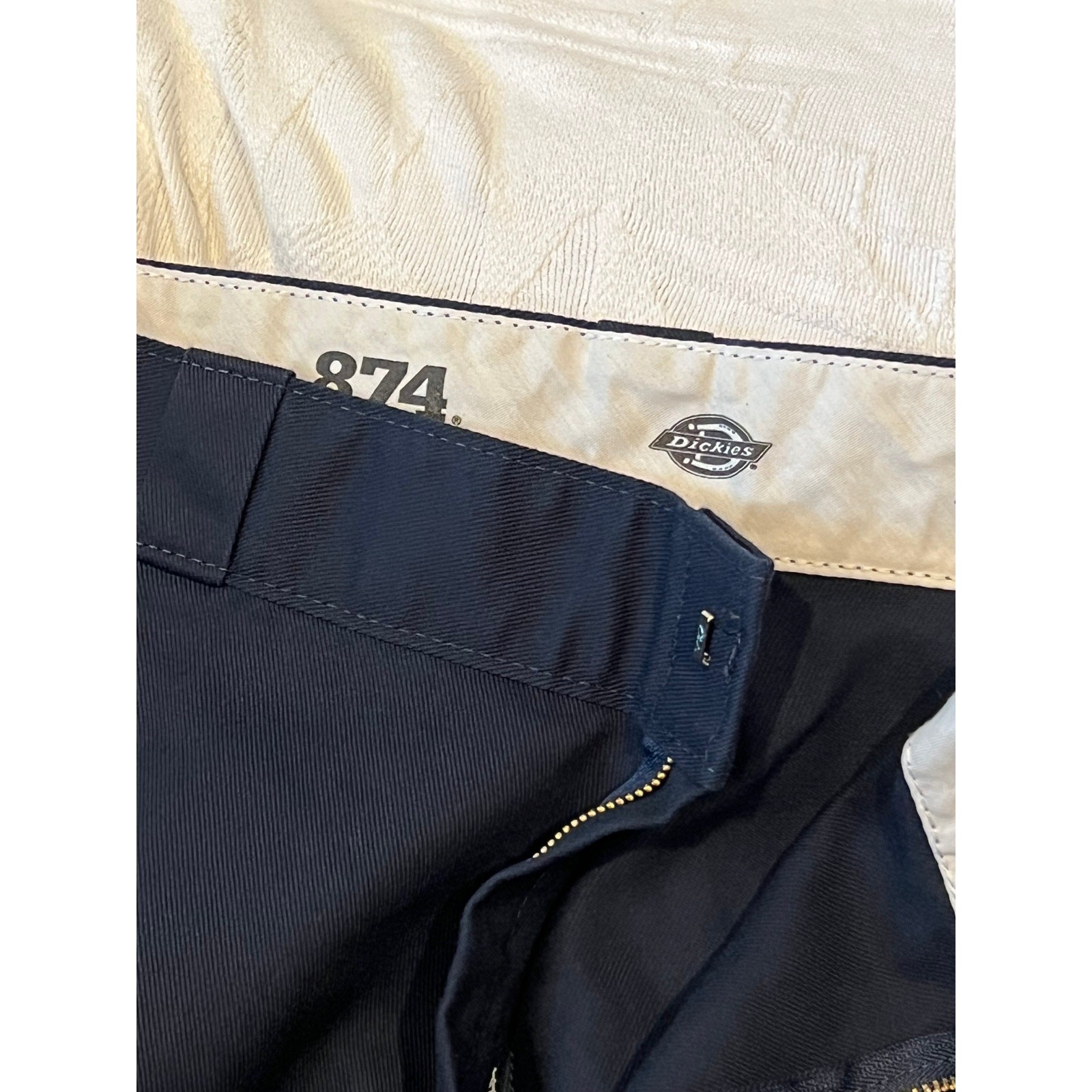 Dickies 874 Original Fit Gray Chino Work pants Mens 44x32 image 3