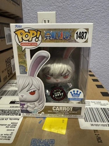Funko Pop! Vinyl: One Piece Carrot Figure Glow Chase Exclusive #1487 New Sealed