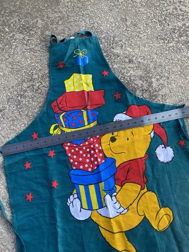 Disney Winnie the Pooh Vintage Y2K Kids Apron Cooking Christmas Theme - Picture 5 of 5
