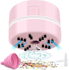Mini Hand-Held Vacuum Cleaner for Desk - Pink Diamond Tool Accessories