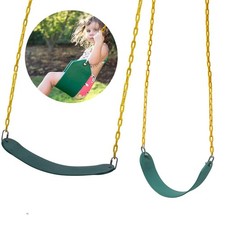 2 Pack Heavy Duty Swing Seat -Swing Set Accessories Swing Seat with Coated Chain