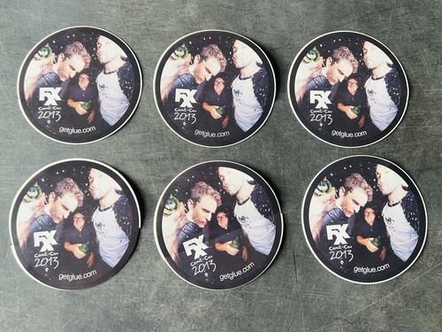 SIX IT'S ALWAYS SUNNY IN PHILADELPHIA-GET GLUE STICKERS FROM SAN DIEGO COMIC CON