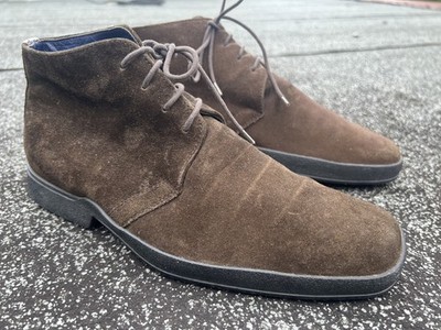 KENZO HOMME men s Suede Shoes Chukka Boots Size 7 (US 8) Made In FRANCE STYLISH