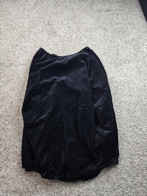 Rundholz*dip Skirt Womens Medium Black Velvet Balloon Long Flare Lined Maxi NWT