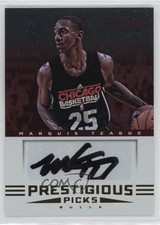 2012-13 Prestige Prestigious Picks Signatures Marquis Teague #73 Auto 1l3q