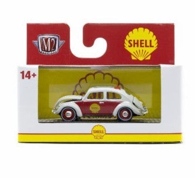 1957 Volkswagen Beetle Shell Oil M2 Machines 1:64 Scale Auto-Thentics Release 98 - Bild 1 von 2