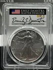 2022 American Silver Eagle PCGS MS70 First Strike Emily Damstra Signed Type 2 $1